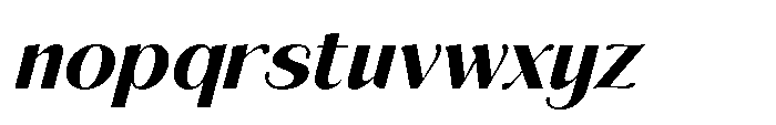 Aurelise Bold Italic Font LOWERCASE