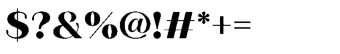 Aurelise Extra Bold Font OTHER CHARS