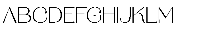 Aurelise Extra Light Font UPPERCASE