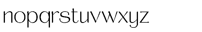 Aurelise Extra Light Font LOWERCASE