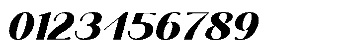 Aurelise Heavy Italic Font OTHER CHARS