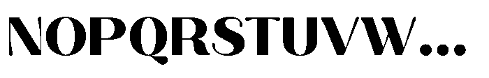 Aurelise Heavy Font UPPERCASE