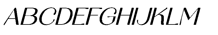 Aurelise Italic Font UPPERCASE