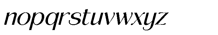 Aurelise Italic Font LOWERCASE