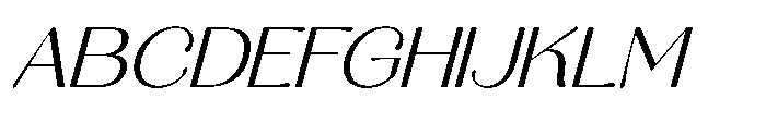 Aurelise Light Italic Font UPPERCASE