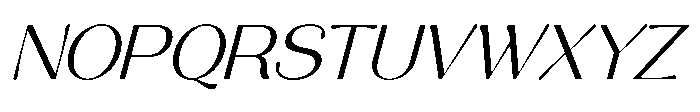 Aurelise Light Italic Font UPPERCASE