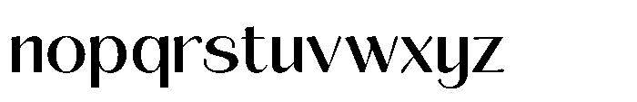 Aurelise Medium Font LOWERCASE
