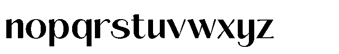 Aurelise Semi Bold Font LOWERCASE