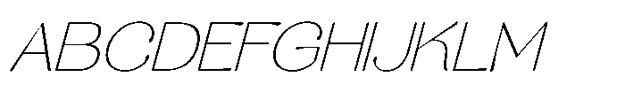 Aurelise Thin Italic Font UPPERCASE
