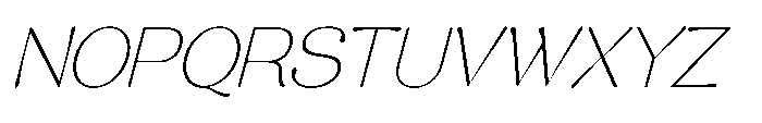Aurelise Thin Italic Font UPPERCASE
