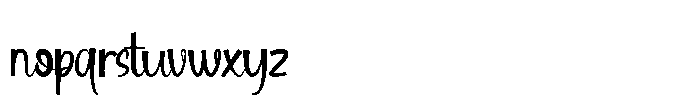 Aurelle Puttri Font LOWERCASE
