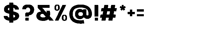 Auren Bold Font OTHER CHARS