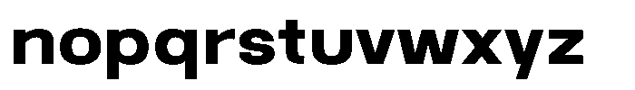 Auren Bold Font LOWERCASE