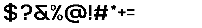 Auren Medium Font OTHER CHARS