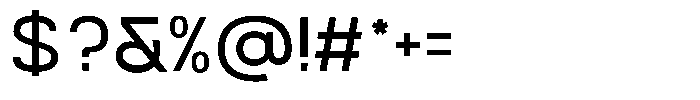 Auren Regular Font OTHER CHARS