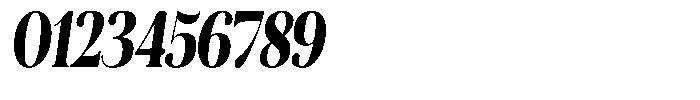 Aurestia Black Condensed Italic Font OTHER CHARS