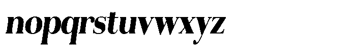 Aurestia Black Condensed Italic Font LOWERCASE