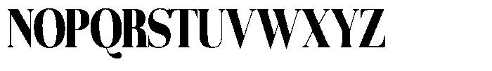 Aurestia Black Condensed Font UPPERCASE