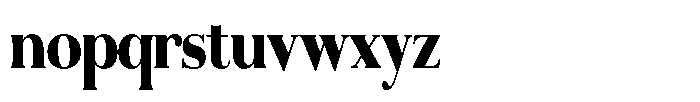 Aurestia Black Condensed Font LOWERCASE