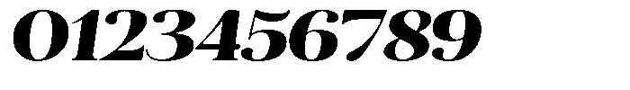 Aurestia Black Expanded Italic Font OTHER CHARS