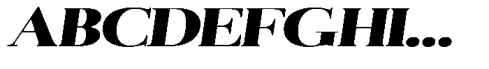 Aurestia Black Expanded Italic Font UPPERCASE