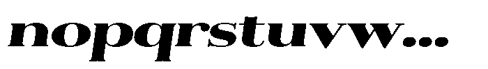 Aurestia Black Expanded Italic Font LOWERCASE