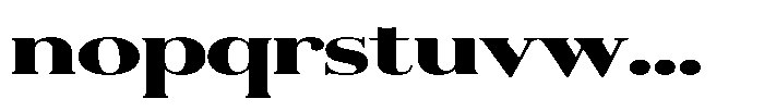 Aurestia Black Expanded Font LOWERCASE
