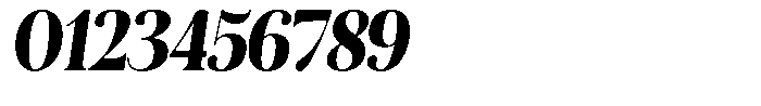 Aurestia Black Semi Condensed Italic Font OTHER CHARS