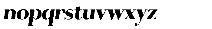 Aurestia Black Semi Condensed Italic Font LOWERCASE
