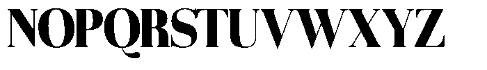 Aurestia Black Semi Condensed Font UPPERCASE