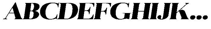 Aurestia Black Semi Expanded Italic Font UPPERCASE