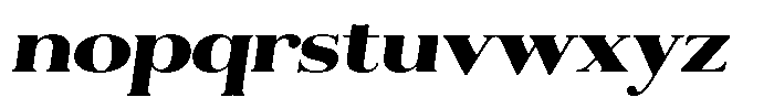 Aurestia Black Semi Expanded Italic Font LOWERCASE