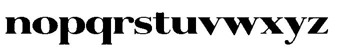 Aurestia Black Semi Expanded Font LOWERCASE