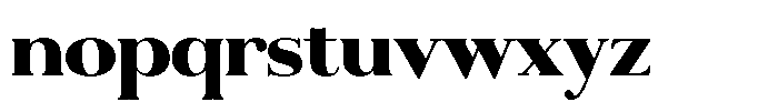 Aurestia Black Font LOWERCASE