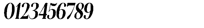 Aurestia Bold Condensed Italic Font OTHER CHARS