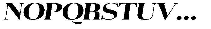 Aurestia Bold Expanded Italic Font UPPERCASE