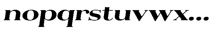 Aurestia Bold Expanded Italic Font LOWERCASE