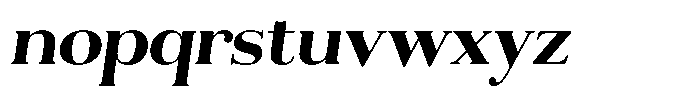 Aurestia Bold Italic Font LOWERCASE