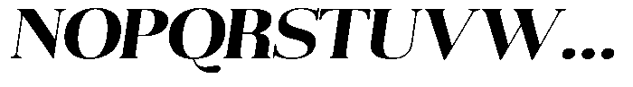 Aurestia Bold Semi Expanded Italic Font UPPERCASE