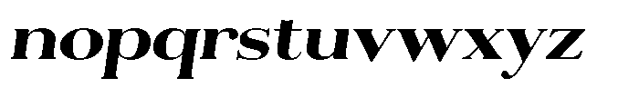Aurestia Bold Semi Expanded Italic Font LOWERCASE