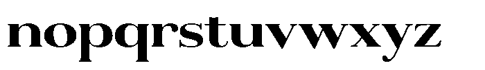Aurestia Bold Semi Expanded Font LOWERCASE