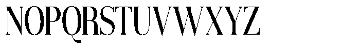 Aurestia Condensed Font UPPERCASE