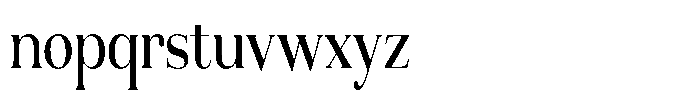 Aurestia Condensed Font LOWERCASE