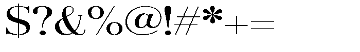 Aurestia Expanded Font OTHER CHARS