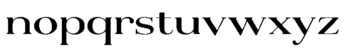 Aurestia Expanded Font LOWERCASE