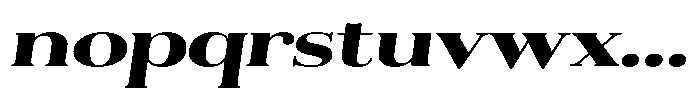 Aurestia Extra Bold Expanded Italic Font LOWERCASE