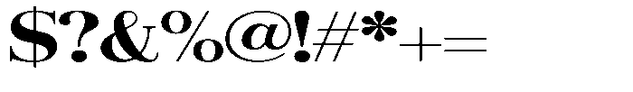Aurestia Extra Bold Expanded Font OTHER CHARS