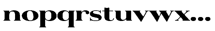 Aurestia Extra Bold Expanded Font LOWERCASE