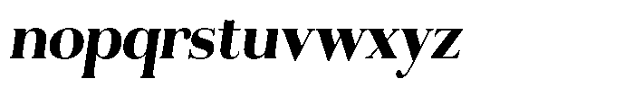 Aurestia Extra Bold Semi Condensed Italic Font LOWERCASE