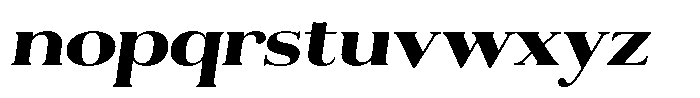 Aurestia Extra Bold Semi Expanded Italic Font LOWERCASE